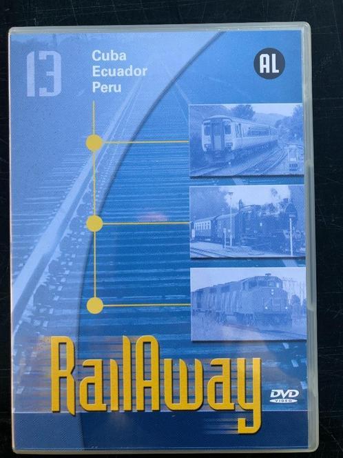 Rail Away - 13 - Cuba - Ecuador - Peru, Cd's en Dvd's, Dvd's | Documentaire en Educatief, Zo goed als nieuw, Kunst of Cultuur