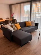 Goossens bank met chaise longue donkergrijs, Ophalen, Vierpersoons of meer
