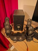 Logitech X-530 5.1 Speakerset, Ophalen of Verzenden, Gebruikt, Audiokanaal 5.1, Logitech