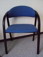 2 moderne bureaustoelen projectmeubel vergaderstoelen blauw, Huis en Inrichting, Stoelen, Ophalen, Twee, Blauw, Zo goed als nieuw