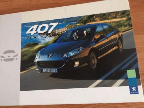 Peugeot of 407, 607, 807 fraaie originele persmap '98 - '09, Boeken, Auto's | Folders en Tijdschriften, Zo goed als nieuw, Peugeot