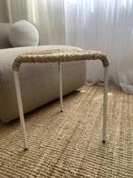 IKEA JUTEBODA Kruk, naturel/wit, Huis en Inrichting, Krukjes, Ophalen, Zo goed als nieuw, IJzer