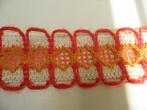 Zolderopruiming-mooi retro wollig sierband-+/- 12 mtr x 2 cm, Ophalen of Verzenden, Nieuw, Lint, Band of Elastiek