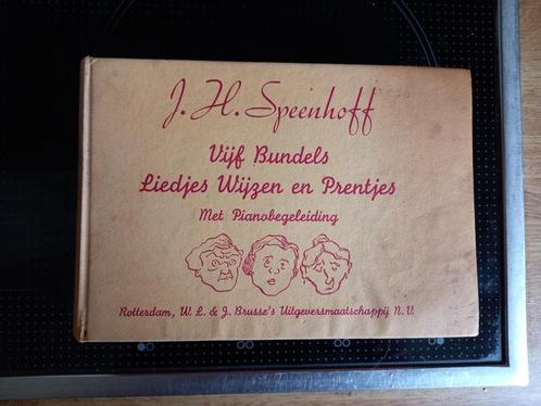 Liedjes tekst noten J.H.Speenhoff, Muziek en Instrumenten, Bladmuziek, Gebruikt, Piano, Ophalen of Verzenden