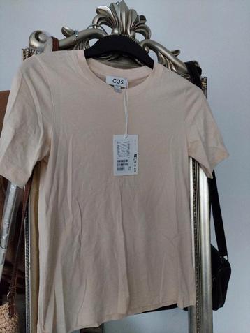 COS lichtbeige t-shirt van biologisch katoen maat 34 / 36 beschikbaar voor biedingen