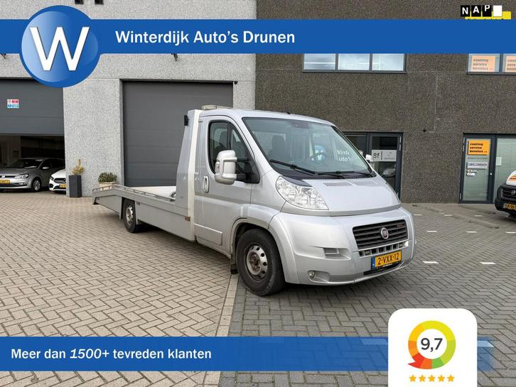 Fiat Ducato 35H 3.0 MultiJet XLH1 Oprijwagen TIJHOF, Auto's, Bestelauto's, Bedrijf, Te koop, ABS, Airconditioning, Bluetooth, Centrale vergrendeling