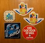 Vintage Stickers Omroep KRO, VARA, AVRO, Ophalen, Nieuw, Film, Tv of Omroep