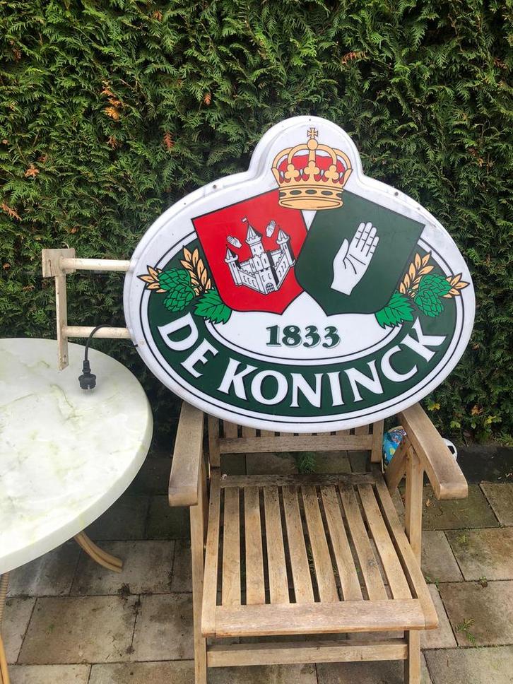 De Koninck 1833 Lichtbak - Dubbelzijdig, Verzamelen, Merken en Reclamevoorwerpen, Gebruikt, Lichtbak of (neon) lamp, Ophalen of Verzenden