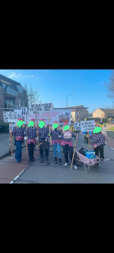 Carnavalskleding: 6 Bouwvakker Vrouwen Pakken Compleet, Kleding | Dames, Carnavalskleding en Feestkleding, Ophalen of Verzenden