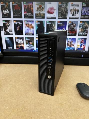 snelle mini hp elitedesk i5 4570/8gb/128gb SSD/windows 11 beschikbaar voor biedingen