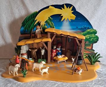 z.g.a.n Kerststal, Playmobil 4884, compleet, Kerstmis  beschikbaar voor biedingen