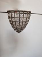 Chique vintage wandlamp met draad en kristallen hollywood, Huis en Inrichting, Lampen | Wandlampen, Ophalen of Verzenden, Zo goed als nieuw