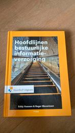 Eddy Vaassen - Hoofdlijnen bestuurlijke informatieverzorging, Besturingssystemen, Nieuw, Ophalen of Verzenden, Eddy Vaassen; Roger Meuwissen