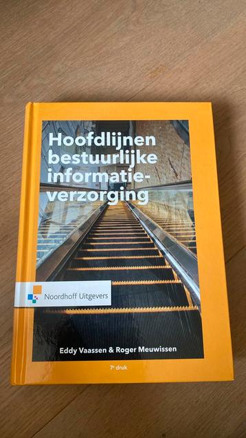 Eddy Vaassen - Hoofdlijnen bestuurlijke informatieverzorging beschikbaar voor biedingen