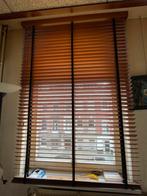 3 Houten Luxaflex jaloezie – bruin – in nette staat, Ophalen, Gebruikt, Bruin