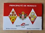 MONACO 2001; euroset, Ophalen of Verzenden, Monaco, Overige waardes, Setje