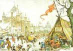 Kaart	Haarlem	IJspret	get. Anton Pieck, Verzenden, 1960 tot 1980, Noord-Holland