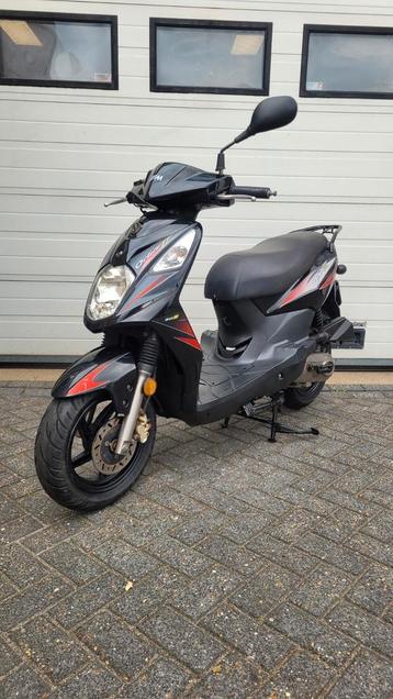 Leuke Sym Orbit scooter / onderhoud ✅ / black & red!  beschikbaar voor biedingen