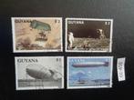 guyana - graf von zeppelin en maanlanding 1989 (cc-450), Postzegels en Munten, Postzegels | Amerika, Ophalen of Verzenden, Gestempeld