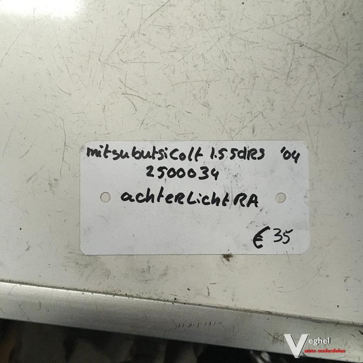 Mitsubishi Colt 1.5 B 5 drs 2004 Wagennr 2500034   Achterlic, Auto-onderdelen, Verlichting, Gebruikt, Ophalen of Verzenden