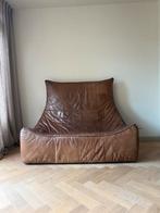 Gerard van den Berg – Rock bank uit de jaren ’70, Huis en Inrichting, Banken | Sofa's en Chaises Longues, Ophalen, Gebruikt, Leer
