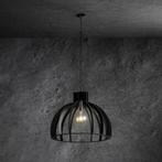 Hanglamp 'Catania' Round, Matt Black, Huis en Inrichting, Lampen | Hanglampen, Ophalen, Zo goed als nieuw, 75 cm of meer