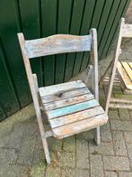 Klap stoelen 27 stuks, Ophalen of Verzenden, Gebruikt, Teakhout, Inklapbaar