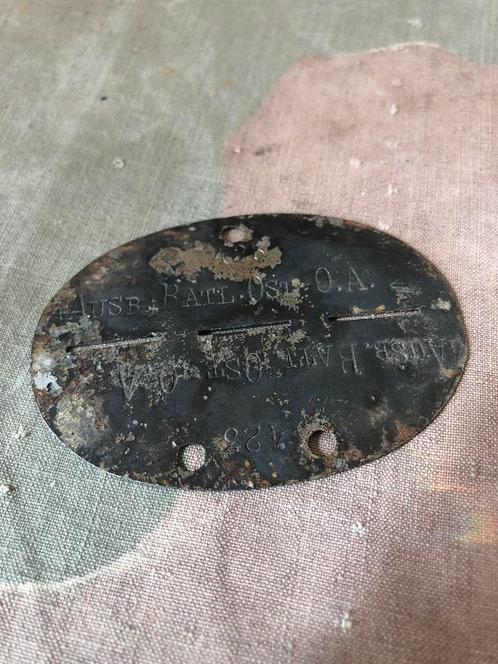 Erkennungsmarke WW2 Ostbattalion, Verzamelen, Militaria | Tweede Wereldoorlog, Landmacht, Embleem of Badge, Duitsland, Ophalen of Verzenden