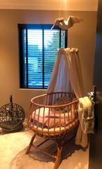 Prachtig bamboe wiegje – natuurlijke sfeer, zacht voor baby, Ophalen, Zo goed als nieuw, Wieg