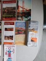 Folders en map kaarten diverse Nationale parken in Amerika, Boeken, Ophalen of Verzenden, Zo goed als nieuw, Wereld, 2000 tot heden