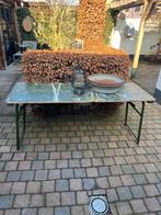 Oude leger tafel,biertafel vintage, Ophalen, Gebruikt, X, Rechthoekig