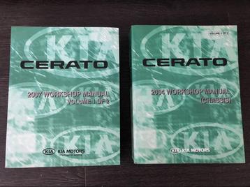 Werkplaats Handboeken(Shop Manual) Kia Cerato beschikbaar voor biedingen