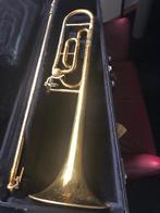 King trombone, Muziek en Instrumenten, Ophalen, Gebruikt, Tenor, Met koffer