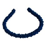 Donkerblauwe Handgemaakte Haarband, Kleding | Dames, Hoeden en Petten, Ophalen of Verzenden, Nieuw, One size fits all
