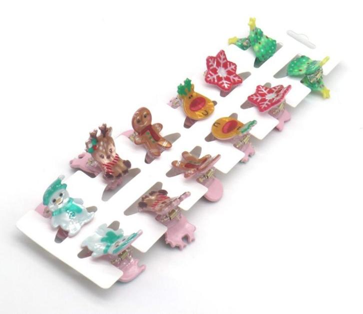 PARTIJ HAARKLEMMETJES CHRISTMAS / KERST, Diversen, Kerst, Nieuw, Ophalen of Verzenden