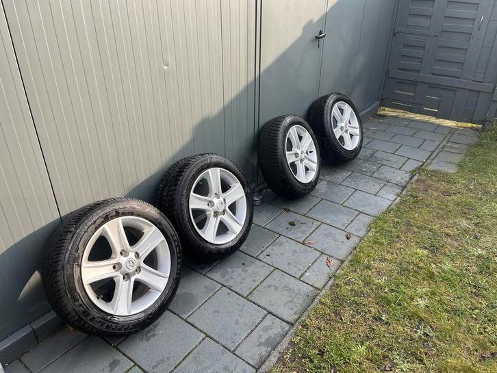 Mazda 6 Winterbanden met velgen 205/55/16 inch, Auto-onderdelen, Banden en Velgen, Banden en Velgen, Winterbanden, 16 inch, 205 mm