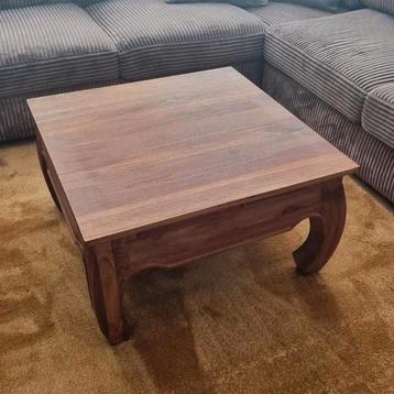 Teak salontafel opium 80x80 cm met lade beschikbaar voor biedingen