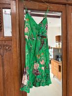 Zara Groene Jurk met Bloemenprint - Maat S, Ophalen of Verzenden, Zo goed als nieuw, Maat 36 (S), Boven de knie