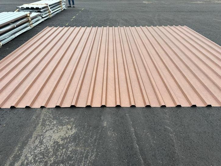 Gevelbekleding - Potdeksel profiel en Damwand, Doe-het-zelf en Verbouw, Platen en Panelen, Nieuw, Overige materialen, 20 tot 50 mm