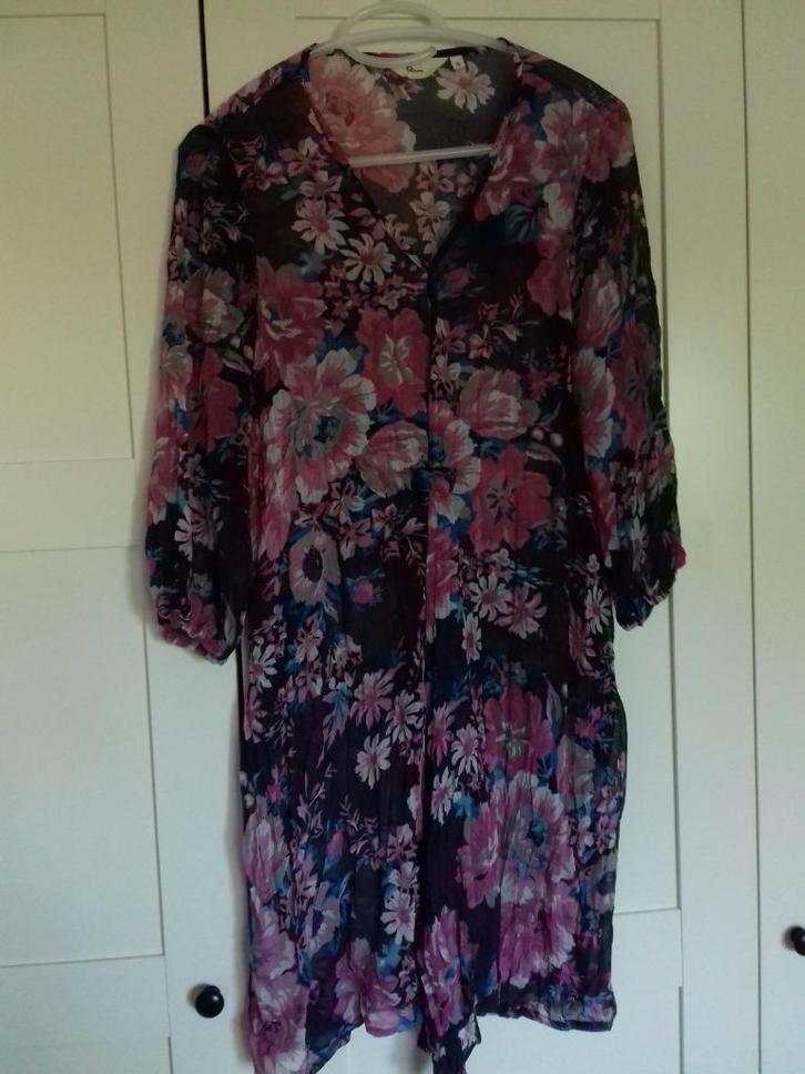 Miss Etam bloemen tuniek / blouse maat 38, Kleding | Dames, Blouses en Tunieken, Zo goed als nieuw, Maat 38/40 (M), Overige kleuren