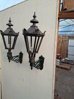 Antieke Wandlamp, Ophalen of Verzenden, Gebruikt, Glas, Antiek