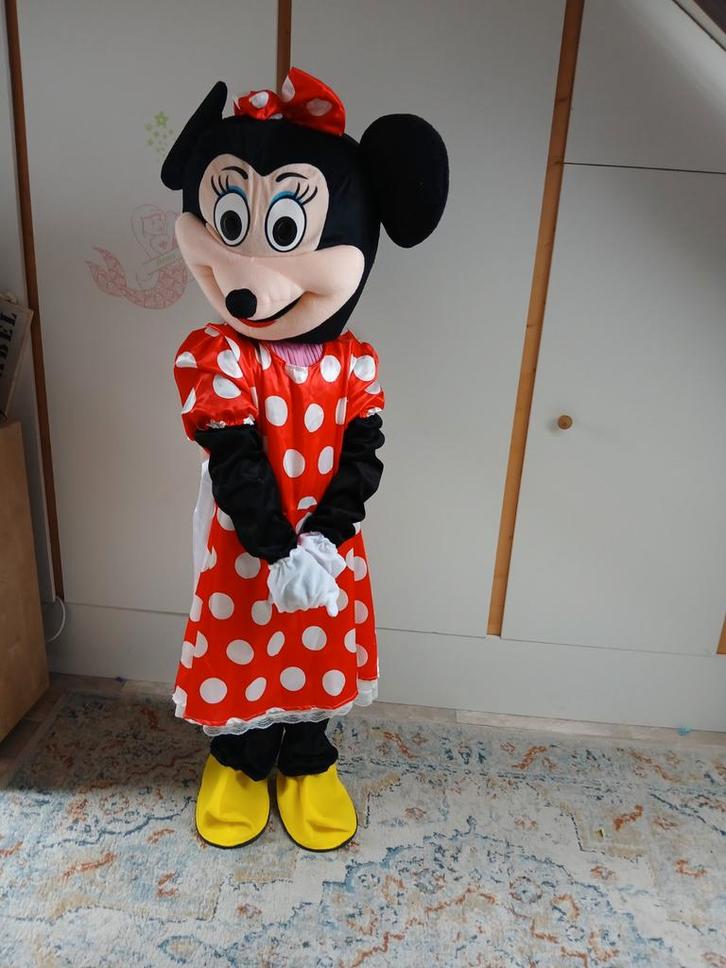 Minie Mouse Mascotte Pak te Huur, Kleding | Dames, Carnavalskleding en Feestkleding, Gedragen, Kleding, Overige thema's, Maat 42/44 (L)
