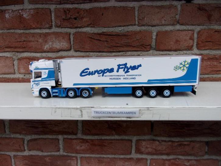 WSI  Scania  R4  Topline  6 x 2  van  Europe  Flyer., Hobby en Vrije tijd, Modelauto's | 1:50, Nieuw, Bus of Vrachtwagen, Wsi