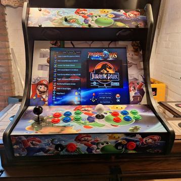 Mario bartop of full arcade met 10000 spellen voor 2 spelers beschikbaar voor biedingen
