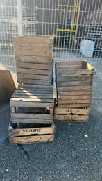 Houten kratten (11 stuks), Ophalen, Gebruikt, 40 tot 60 cm, 50 tot 75 cm