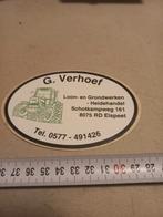 G verhoef loon grondverzet elspeet, Verzamelen, Ophalen of Verzenden, Zo goed als nieuw