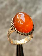 925 Zilveren Ring met Agaat, Sieraden, Tassen en Uiterlijk, Ringen, 19 tot 20, Nieuw, Ophalen of Verzenden, Dame of Heer