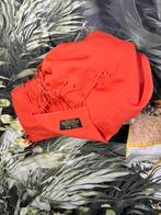 Oranje Sjaal Pashmina met Silk 200 x 70 cm, Ophalen of Verzenden, Zo goed als nieuw, Maat 46/48 (XL) of groter, Sjaal