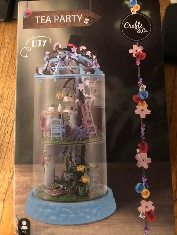 DIY Theeparty Miniatuur Huis Crafts & co beschikbaar voor biedingen