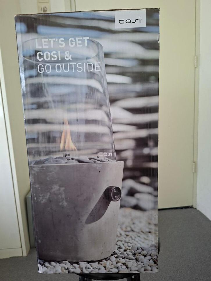 Buitenkachel, cosiscoop cement concrete, Tuin en Terras, Terrasverwarmers, Nieuw, Gas, Vloer, Ophalen